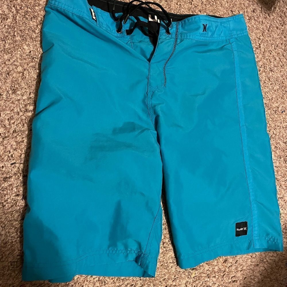 Hurley RN100691 Light Blue Boardshorts Size 32